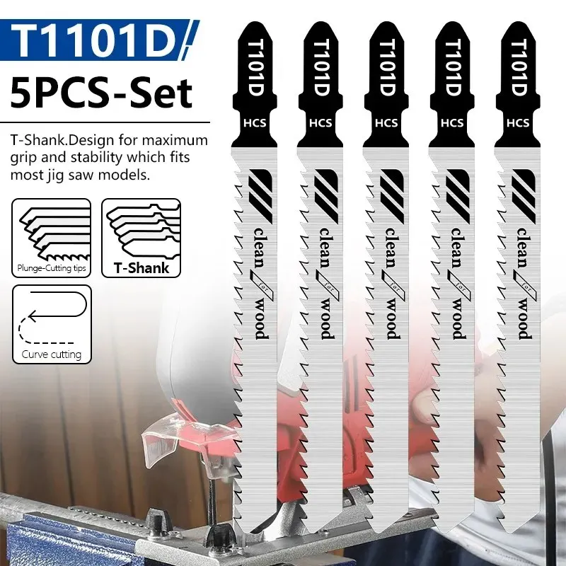 Pack de 5 Lames de Scie Sauteuse haute performance