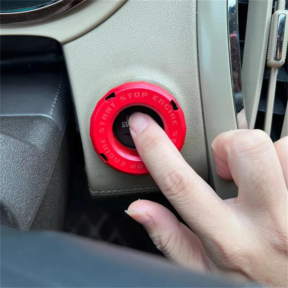 Couvercle de Bouton d'Arrêt de Démarrage De Moto Automobile, autocollant décoratif