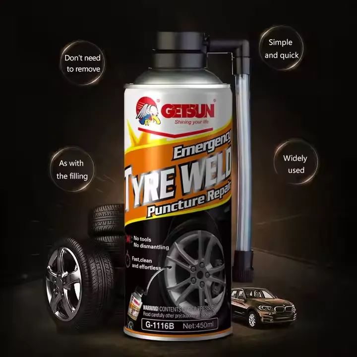 Gonfleur et Scelleur de Pneu voiture 450ml