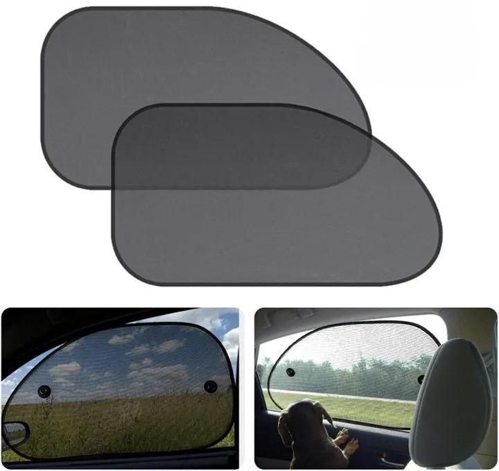 Lot de 2 Pare-soleil pour fenêtre latérale de voiture,le compagnon idéal pour vos trajets en famille