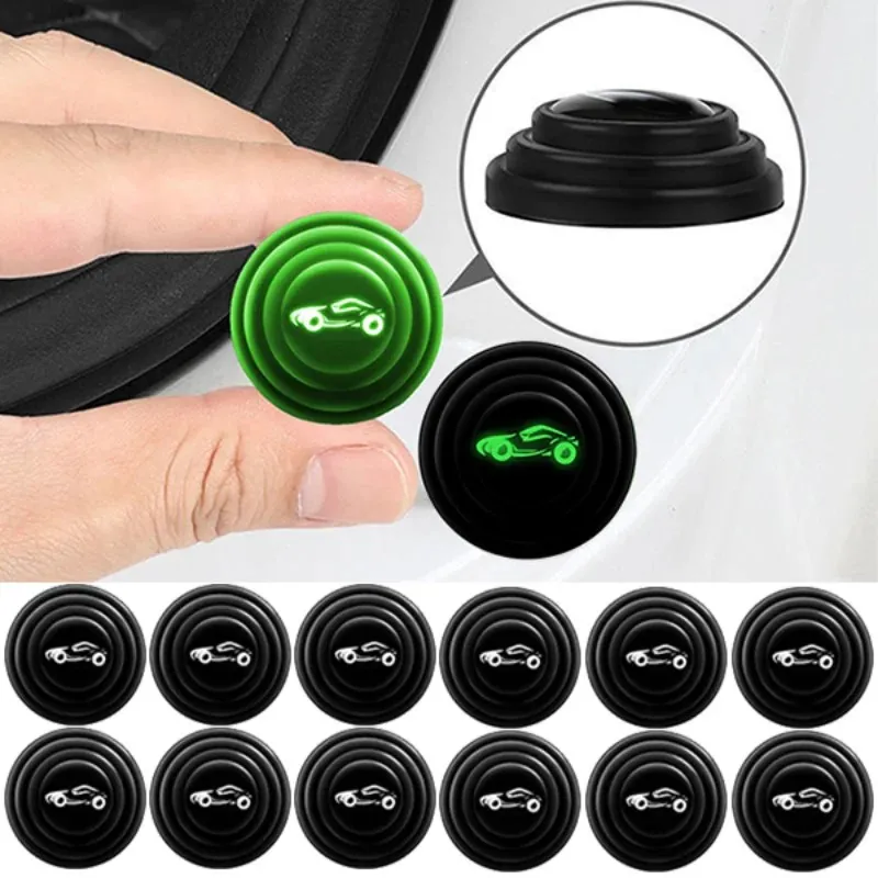 Kit de 10 Coussinets en Silicone Anti-Collision pour Portes de Voiture, autocollant de bord de porte