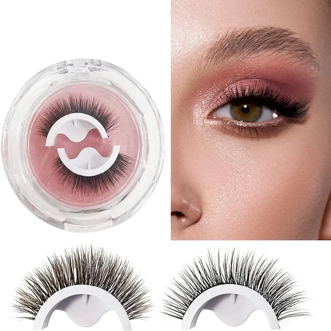 Faux cils autocollants sans colle double adhésif rapide