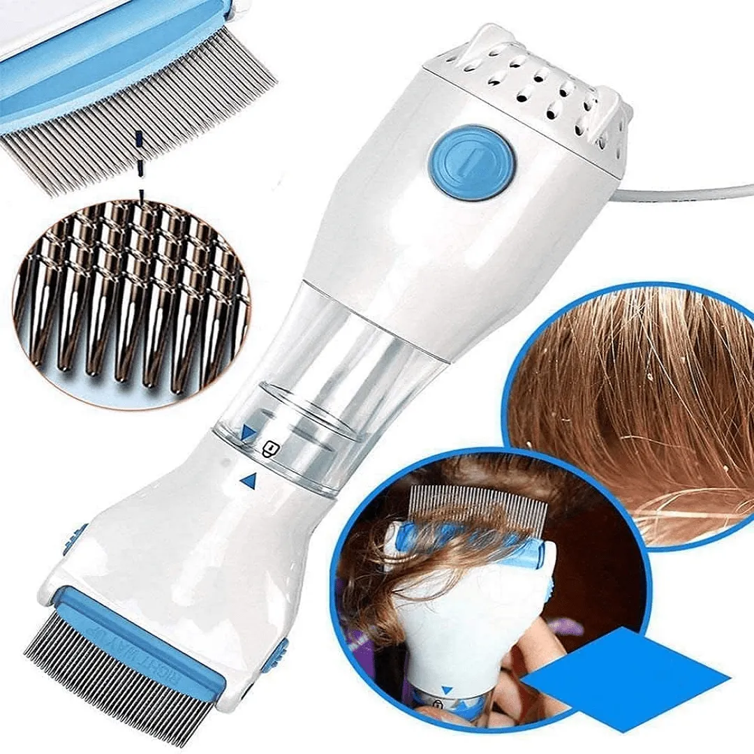 V-COMB Peigne Électrique pour Éliminer les Poux Peigne Anti Poux électrique
