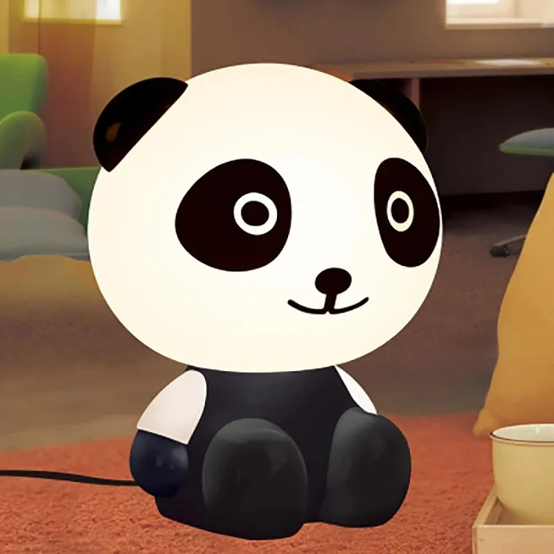 Lampe de Table LED pour Enfants en forme D'Ours De Dessin Animé,Compagnon Lumineux pour Enfants