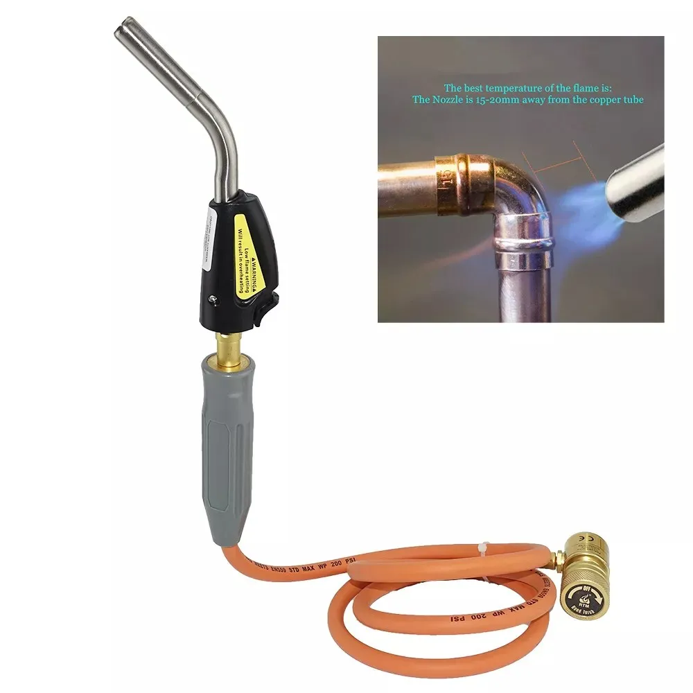 Chalumeau de Soudage au Propane pour Gazoducs avec Pointe Rotative 360° pour le conditionnement