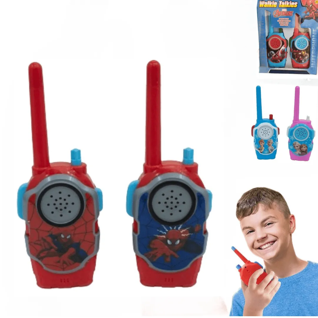 Ensemble de 2 Talkies Walkies sans fil pour enfants ,Jeu de Communication pour Enfant (colleur aléatoire)