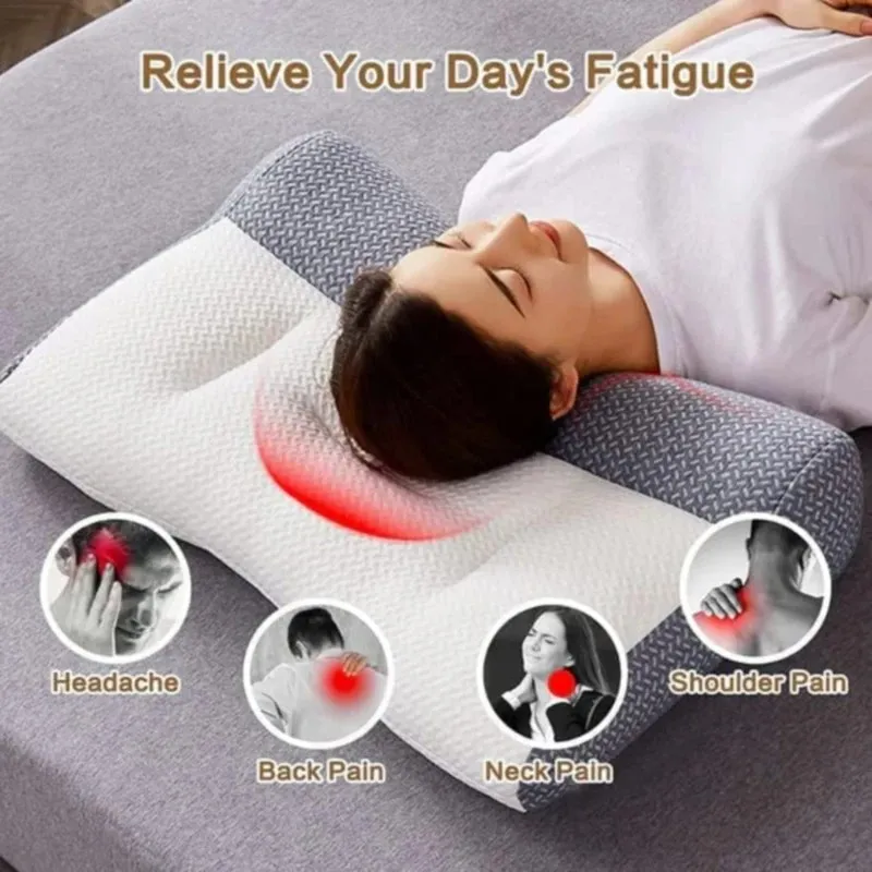 1 pcs Oreiller Orthopédique Ergonomique pour un Repos Harmonieux, pour toutes les Positions de sommeil