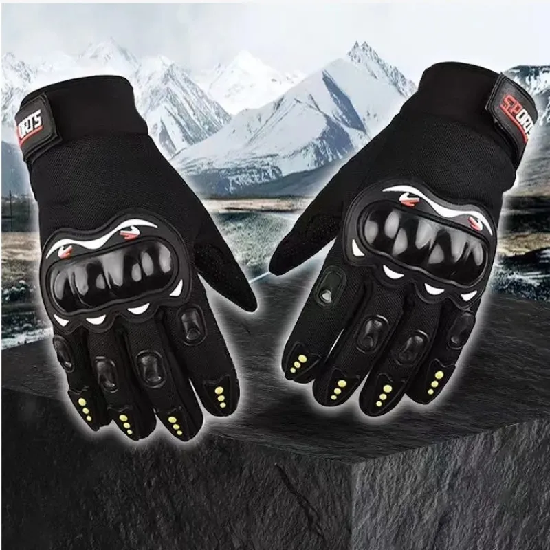 Gants de Moto Haute Performance avec Coque Rigide et Respirabilité Avancée