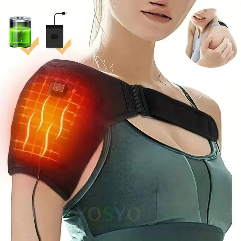 Sangle de ceinture de soutien pour bras avec fonction de massage et chauffage électrique