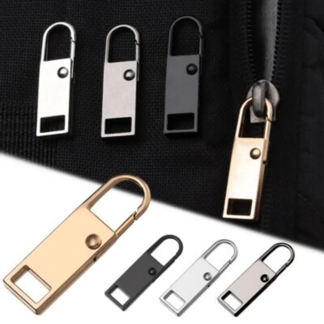 Ensemble de 8 Poignées de Fermeture Éclair Amovibles pour Jeans et Sacs à Dos