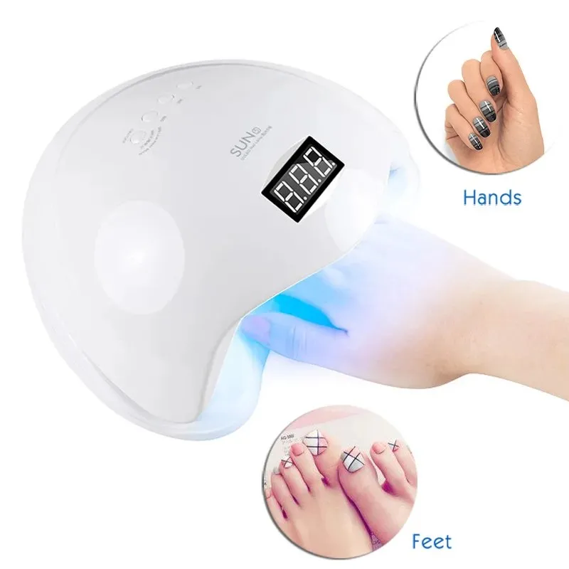 Sèche-Ongles Professionnel 48W UV LED avec Grand Écran LCD