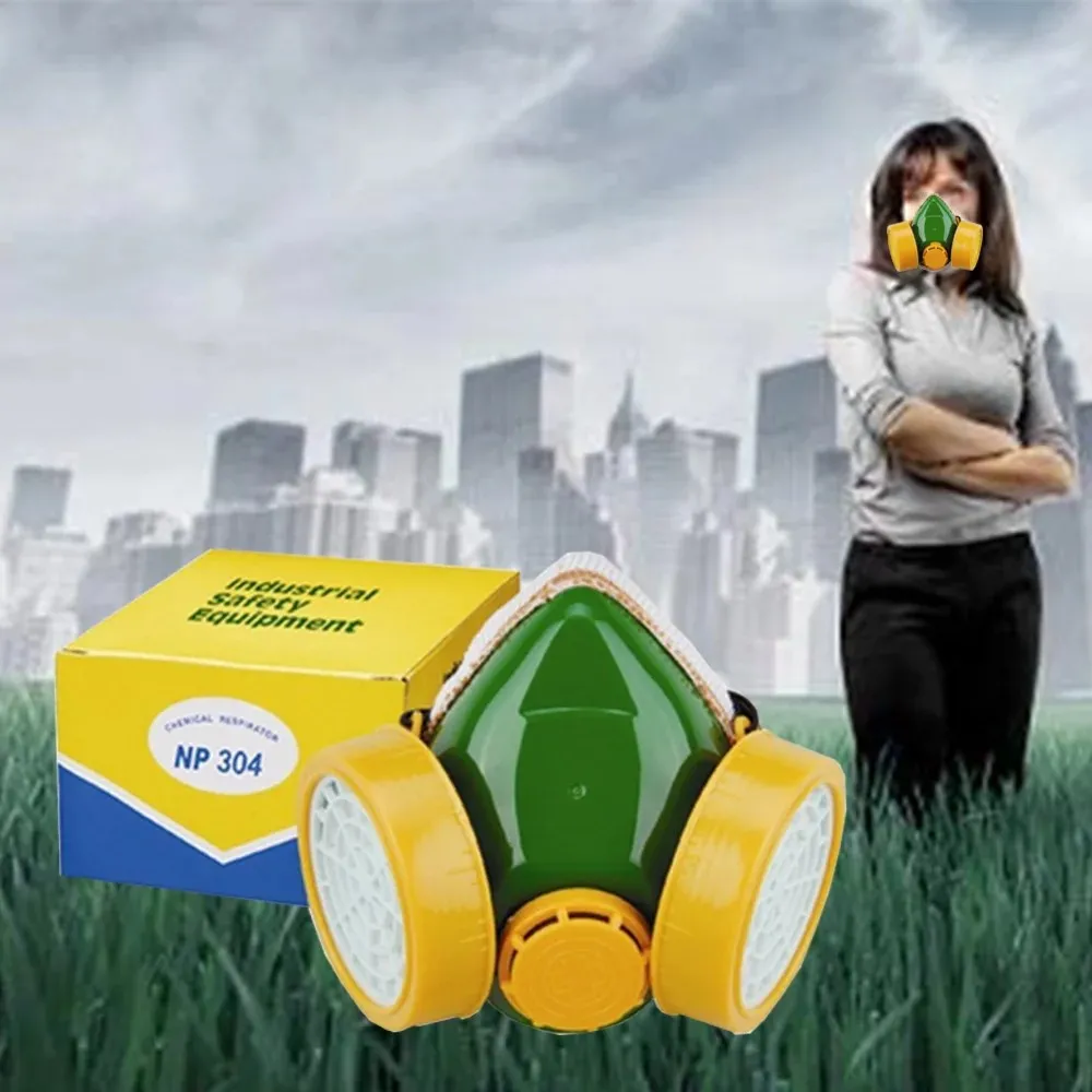 Masque respiratoire anti-poussière et gaz pour environnements industriels