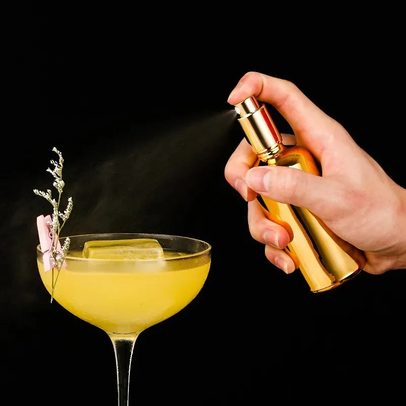 Bouteille d'Huile Essentielle en Verre Doré de Luxe ,Bouteille vide de parfum multifonctionnelle