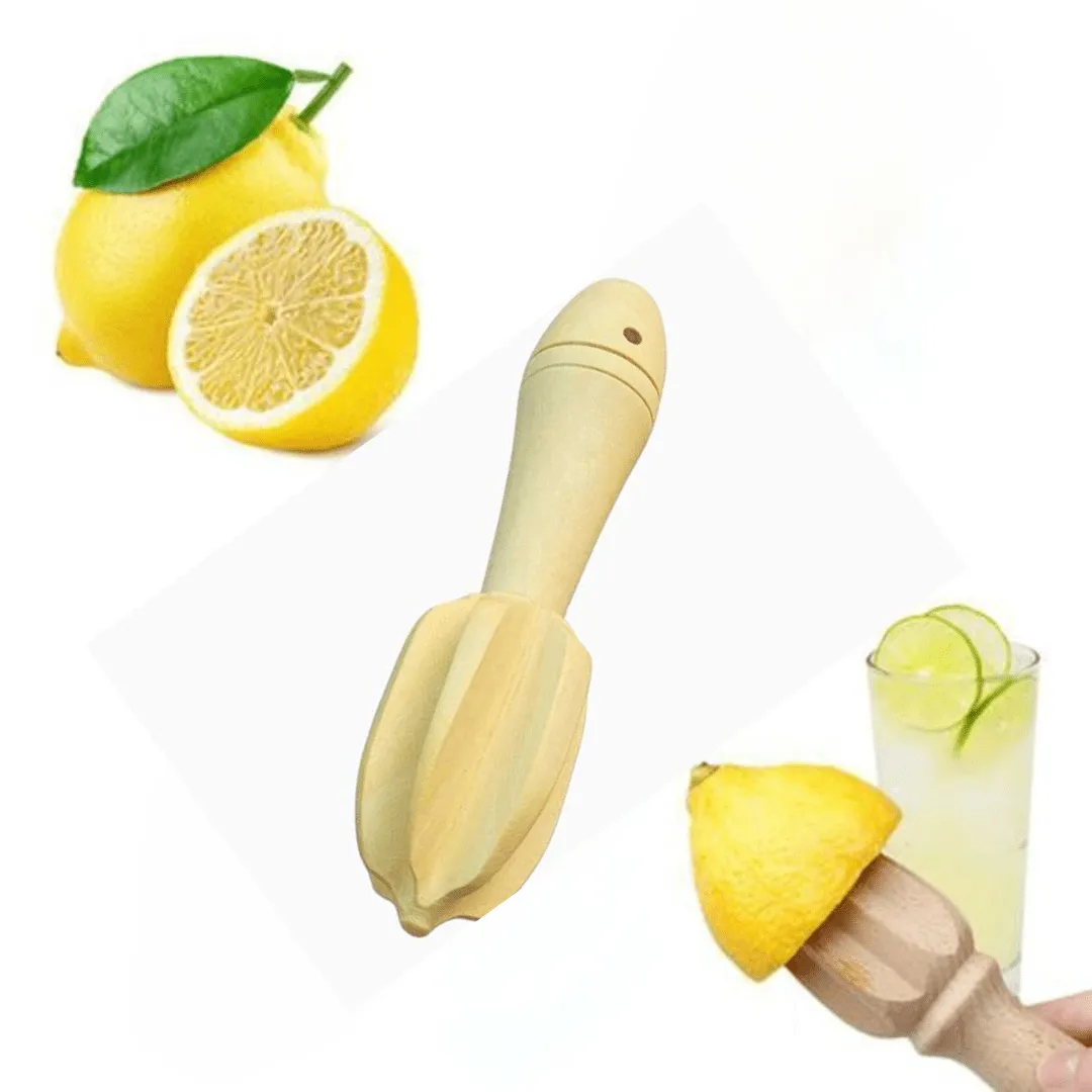 Presse-Citron Manuel en Bois de Hêtre