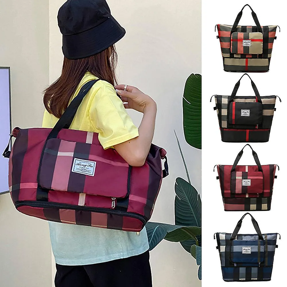 Sac de voyage pliable pour femmes et hommes,sac à main de Sport fourre-tout de grande capacité