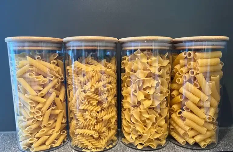 Ensemble de 4 récipients alimentaires hermétiques en verre avec support pivotant