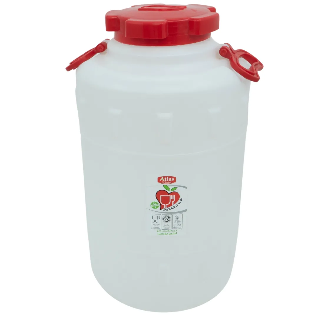 Bidon Homologué en PVC de 33 Litres pour Huile et Eau ,Conception Étanche avec Poignées