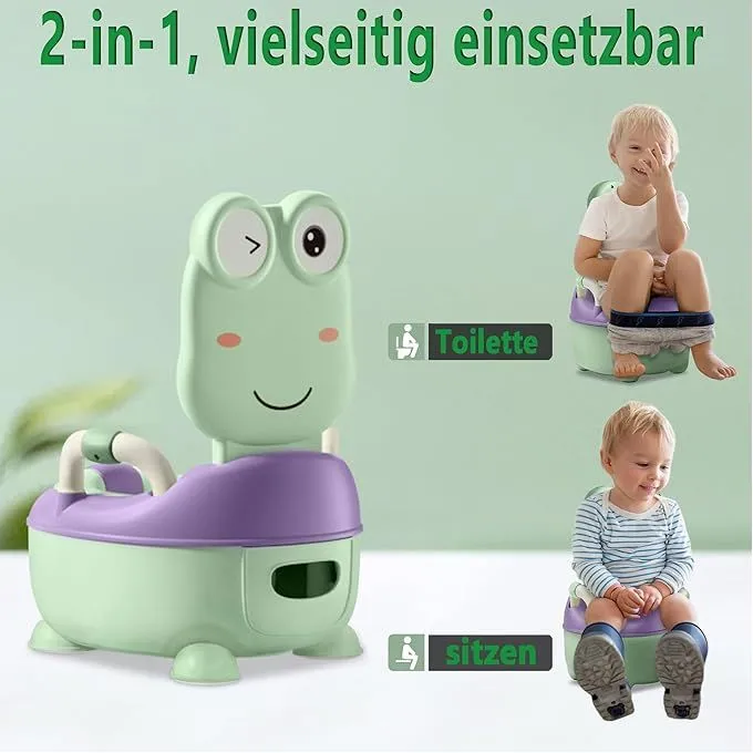Hop to Clean Pot de grenouille portable pour bébés