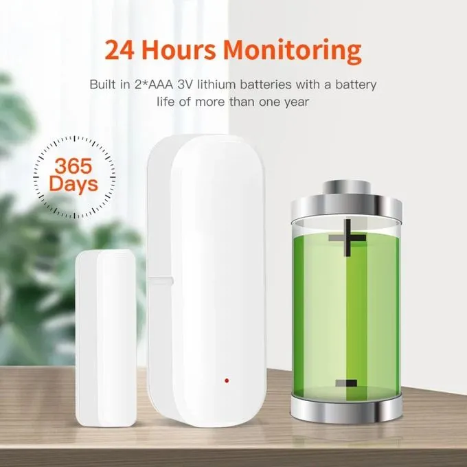 Protégez Votre Maison Intelligemment Détecteur WiFi d'Ouverture de Porte et Fenêtre
