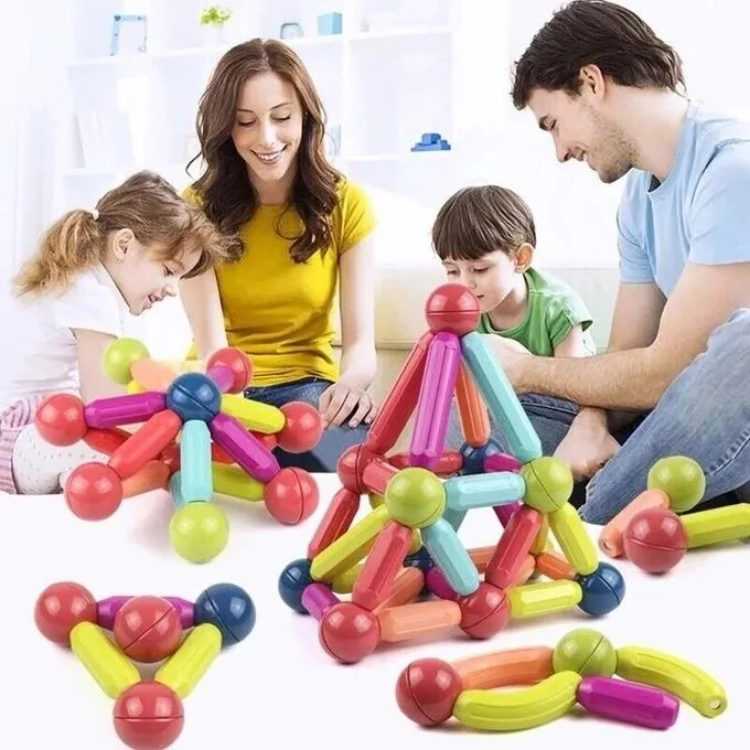 Imagination sans limites Explorez avec notre Kit de Construction Magnétique 42Pcs