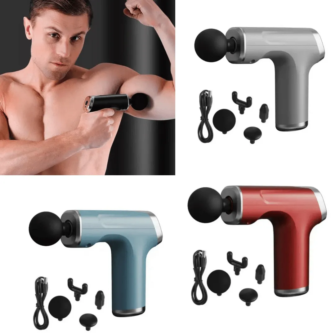 Renforcez votre corps en profondeur avec le Mini Pistolet Musculaire (colleur aléatoire)