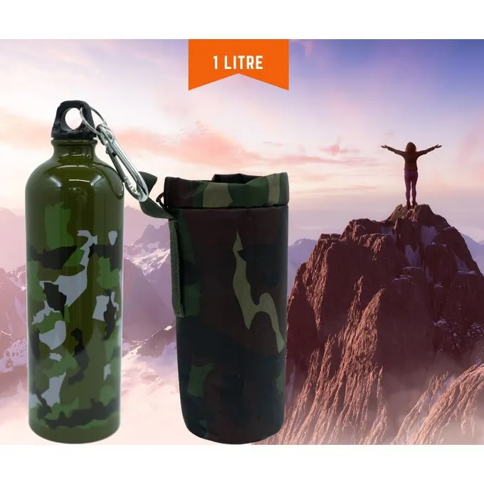 Hydratez vous en mouvement avec notre Bouteille d'eau portable et son sac isolé