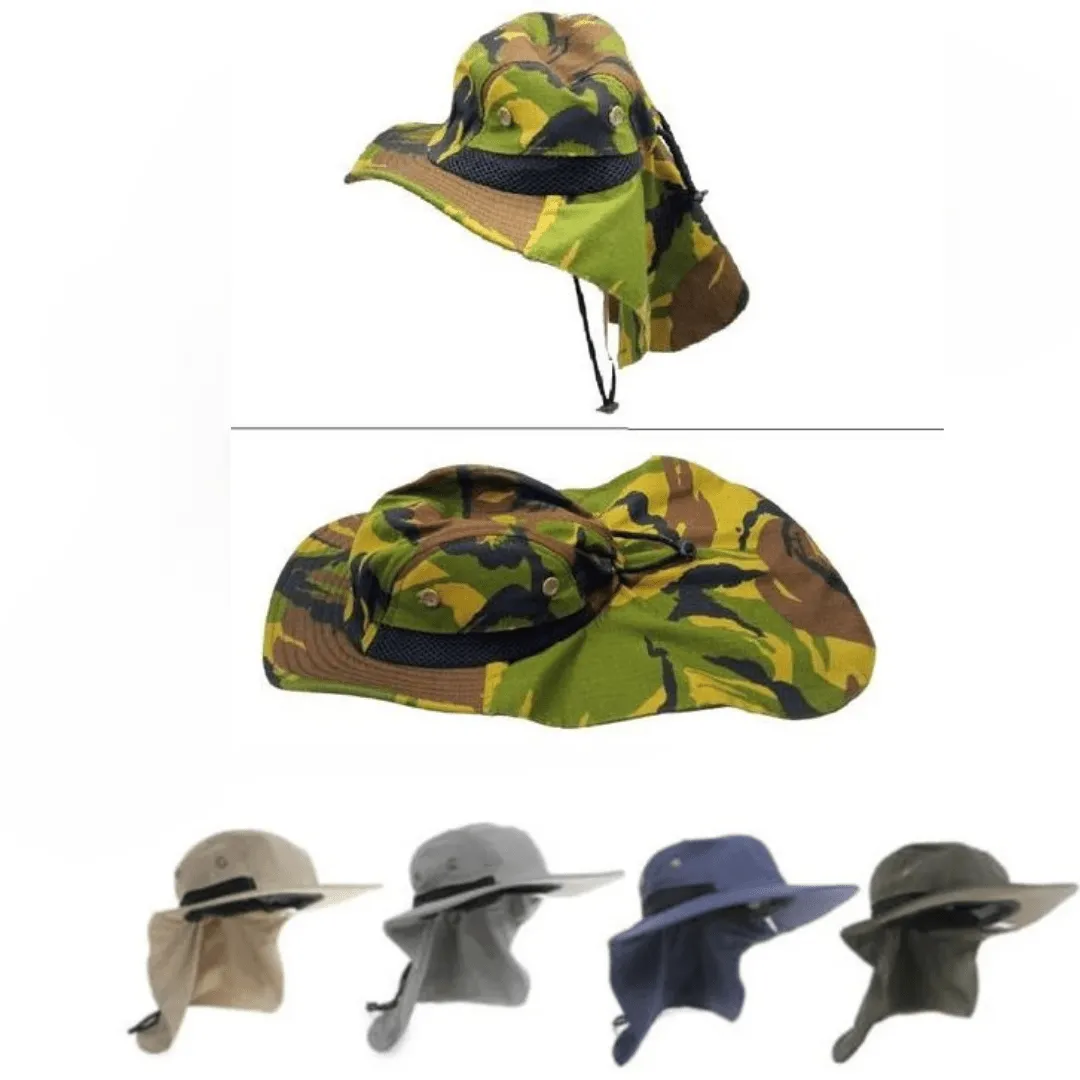 Casquette Sun Guardian-Bouclier Solide contre les Rayons UV avec un Large Rebord (colleur aléatoire)