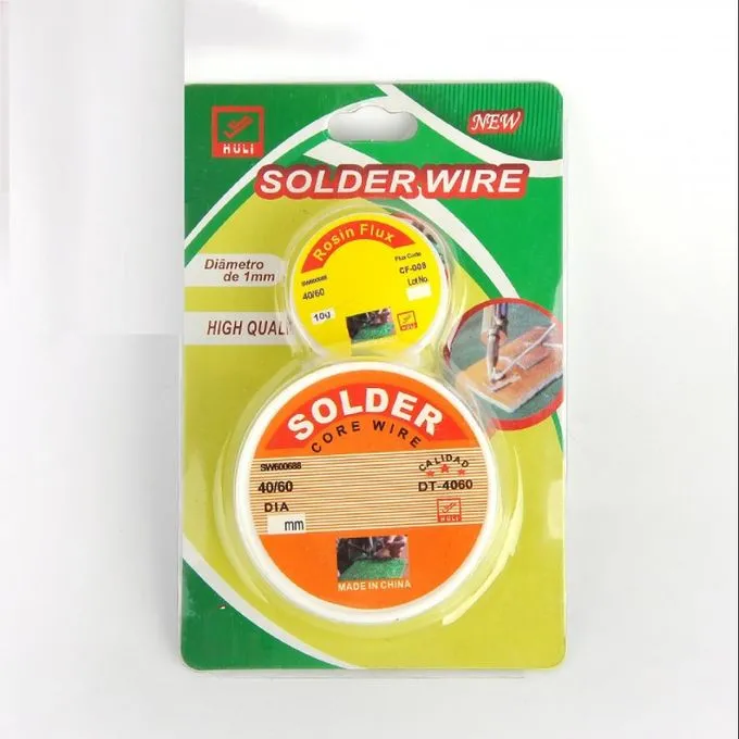 SOLDER pack Fil à Souder au plomb 40 60 1 Mm Et Pâte à souder 10g