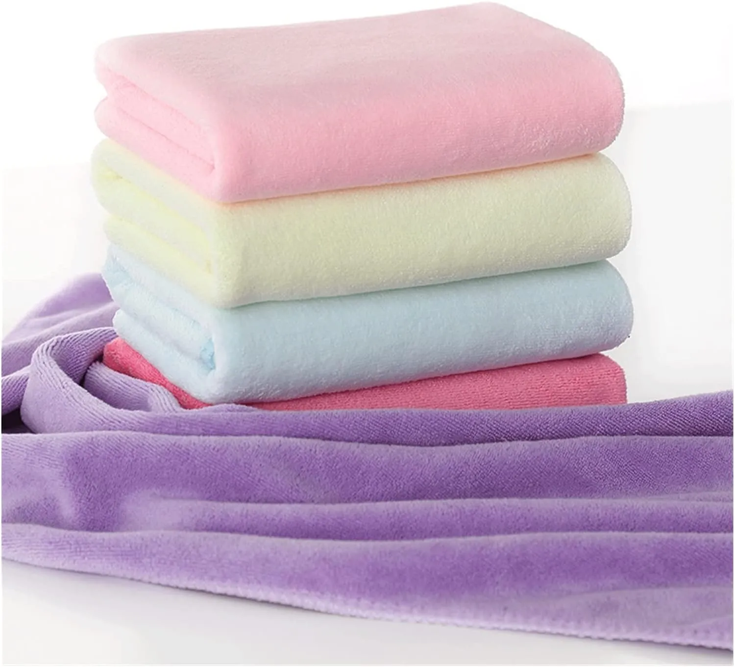 Douceur ultime 4 serviettes soyeuses à absorption rapide