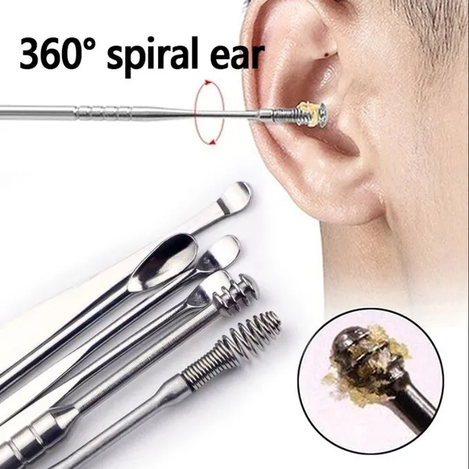 Profitez d'une Hygiène Auriculaire Impeccable avec Notre Ensemble de Nettoyage des Oreilles 6 Pièces