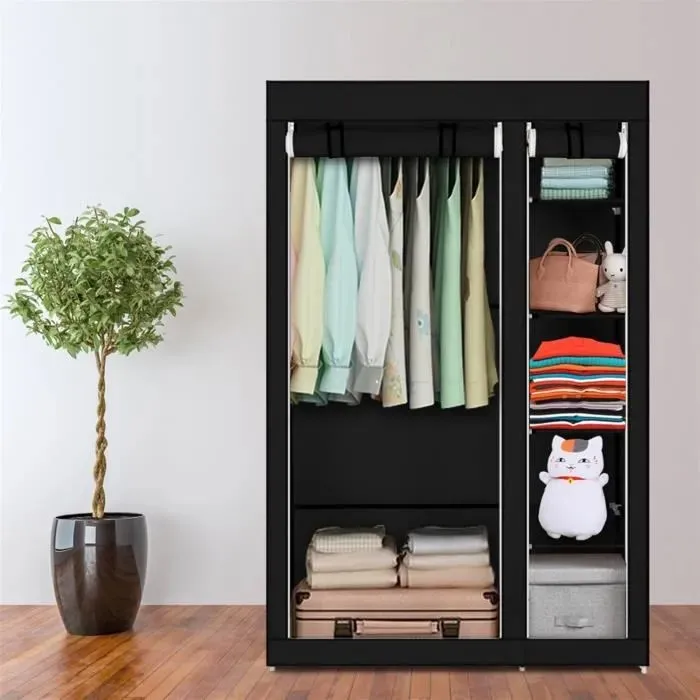 Armoire de Rangement de Vêtements Pliable
