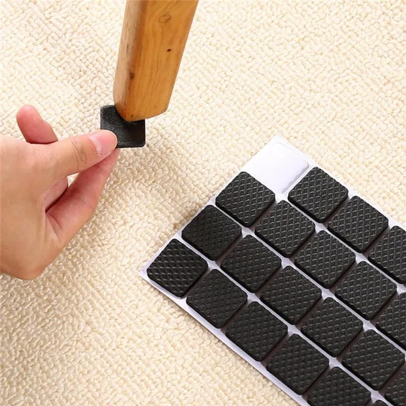 Lot de 24 Tapis Auto-adhésifs pour Meubles