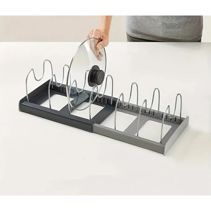 Optimisez votre espace avec notre Étagère Rétractable L'Organisateur Parfait pour Casseroles et Poêles
