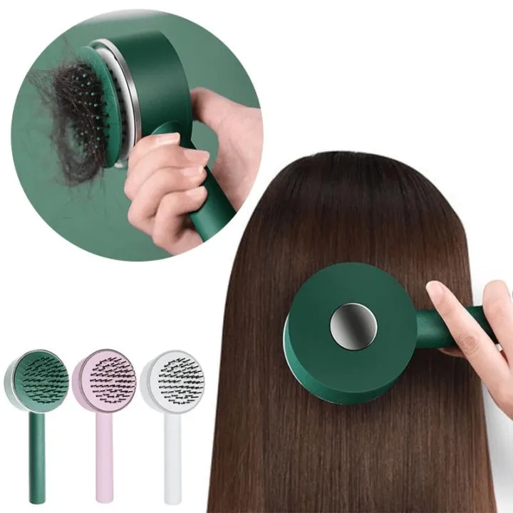 Brosse à Cheveux Autonettoyante Haut de Gamme (colleur aléatoire)