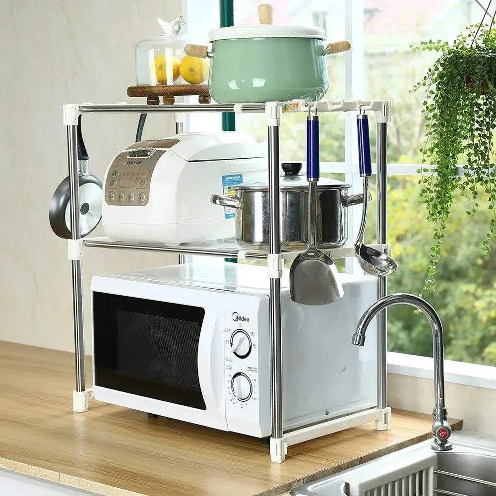 Support De Four À Micro-ondes, Support De Cuisine, Support Rétractable Pour Ménage, Support De Rangement