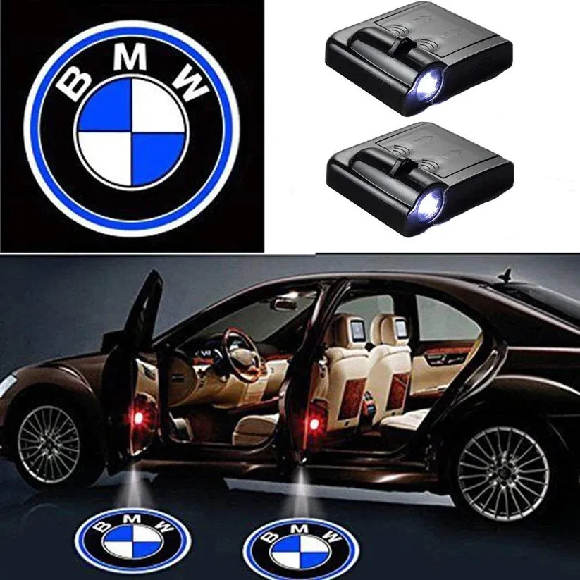 Portes accueillantes  Éclairez le chemin avec la Lampe Logo de voiture
