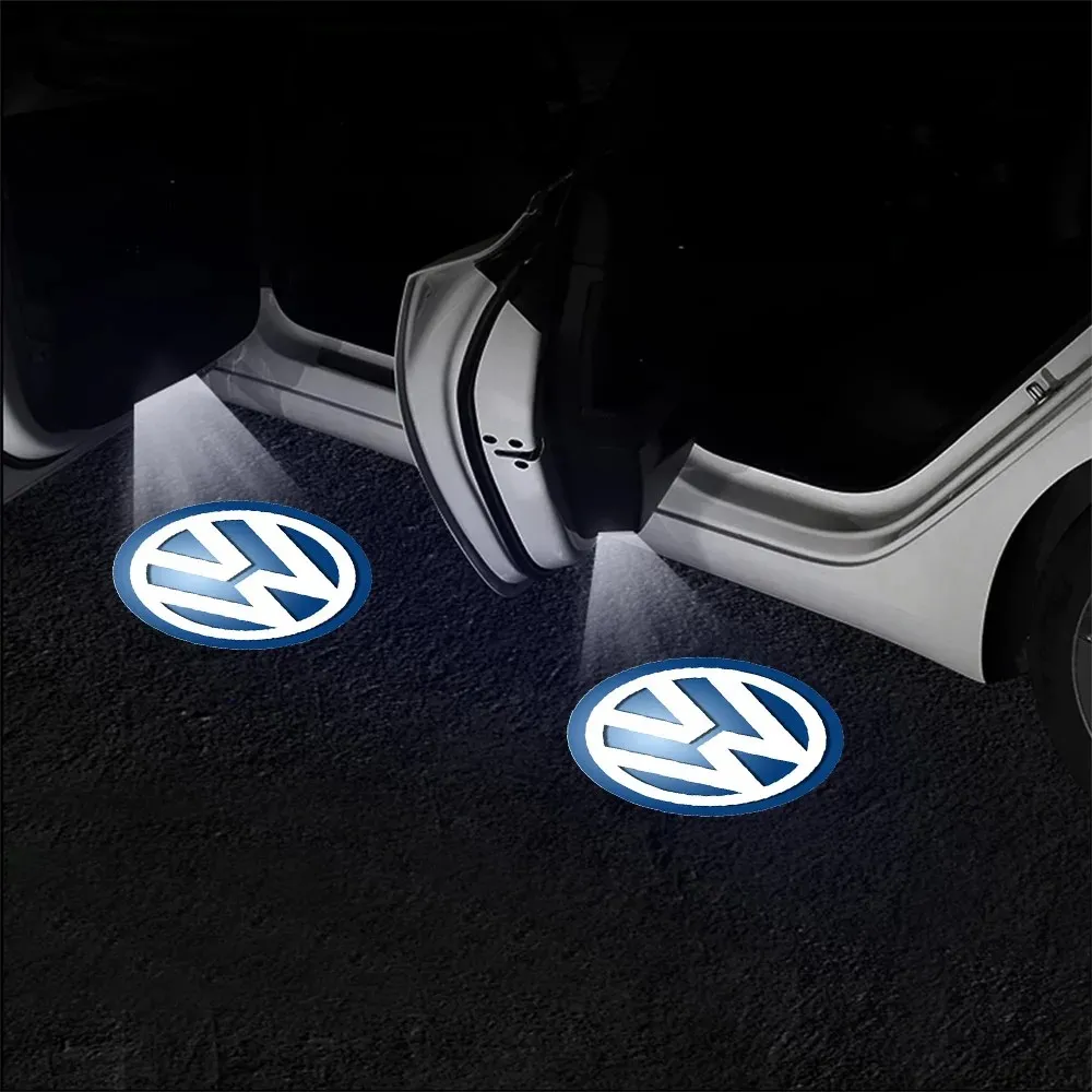 Bienvenue en style 2pcs de lampes logo de voiture pour une entrée remarquable
