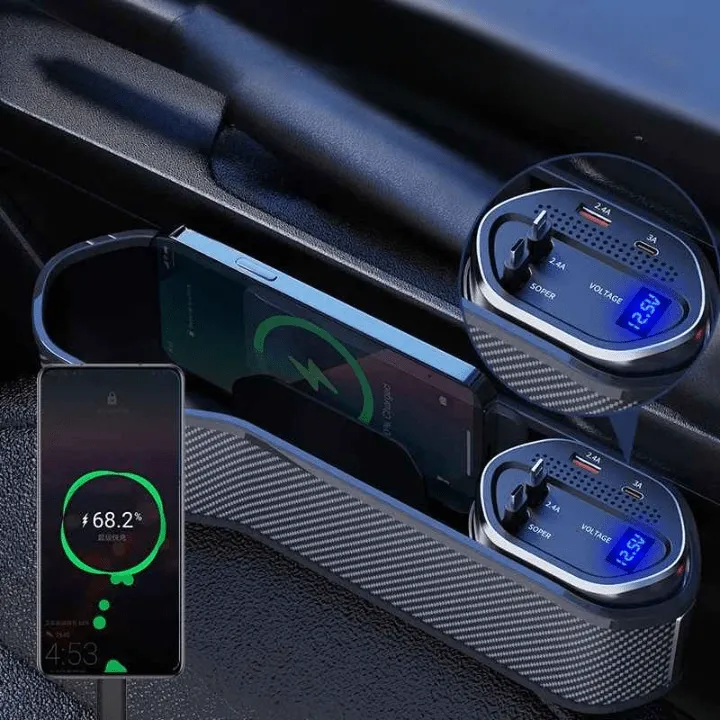 Support de Siège avec Chargeur Rapide USB Type-C