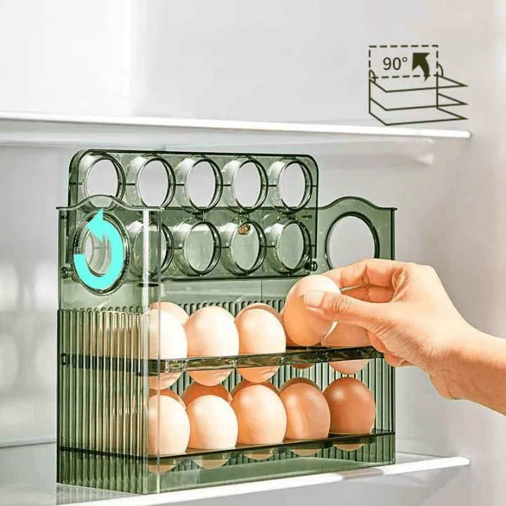 Boîte de Stockage d'Œufs pour un Réfrigérateur Ordonné