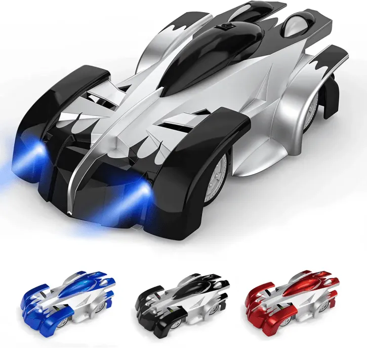 L'Escaladeur RC Électrique Voiture Télécommandée avec Fonction de Mur d'Escalade et Rechargeable (colleur aléatoire)