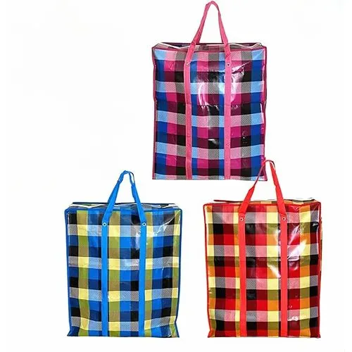 Ensemble de 3 Sacs en Plastique Réutilisables