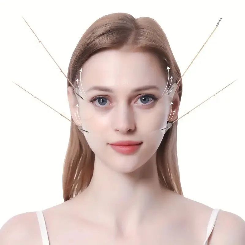 Découvrez la Magie du Rajeunissement 40pcs de Bandes de Lifting pour un Visage Radieux
