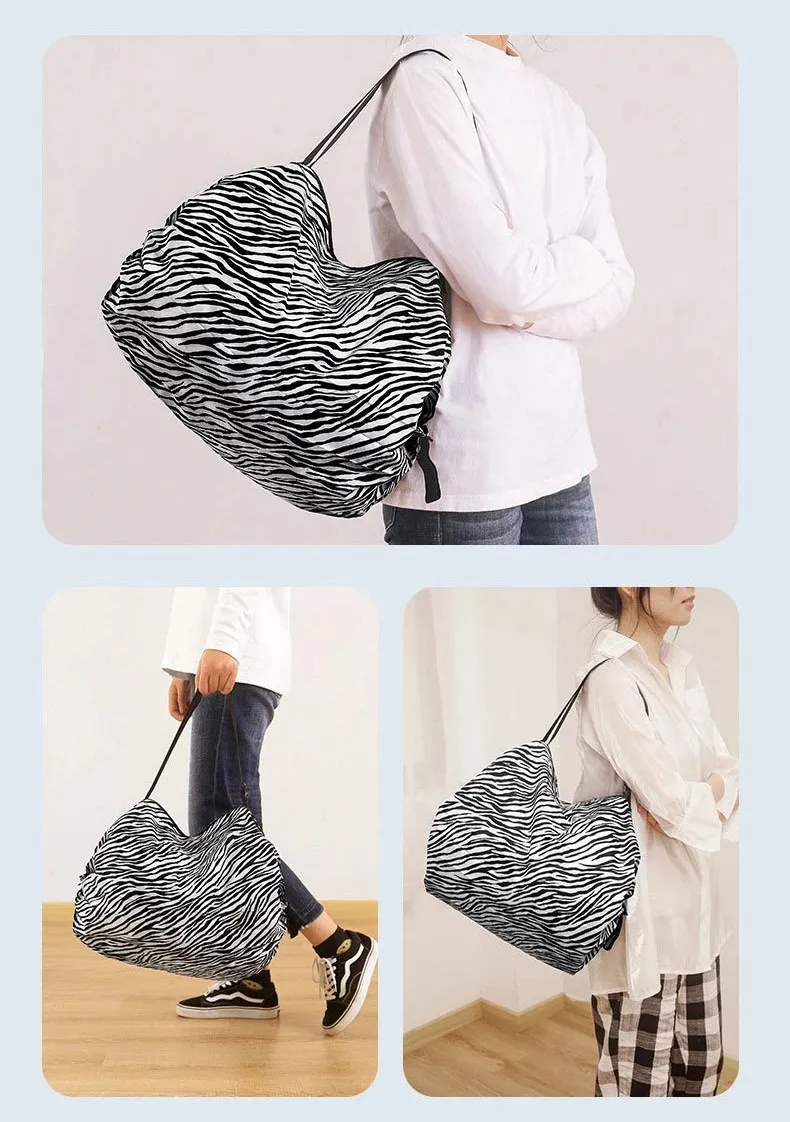 Style et Praticité Réunis Le Sac de Shopping Pliable pour Femmes