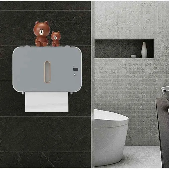 Innovation hygiénique  Adoptez le Distributeur électrique de Papier Toilette Mural à Induction Étanche