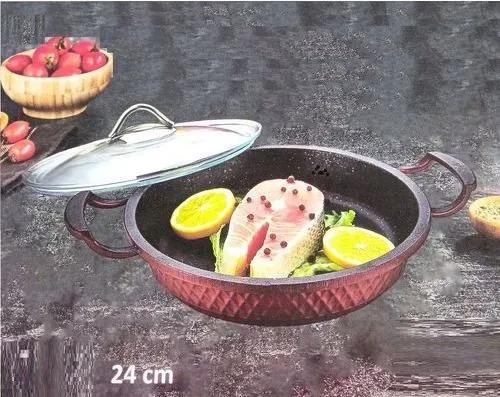 Poêle en Granite Brittany 22 cm avec Couvercle