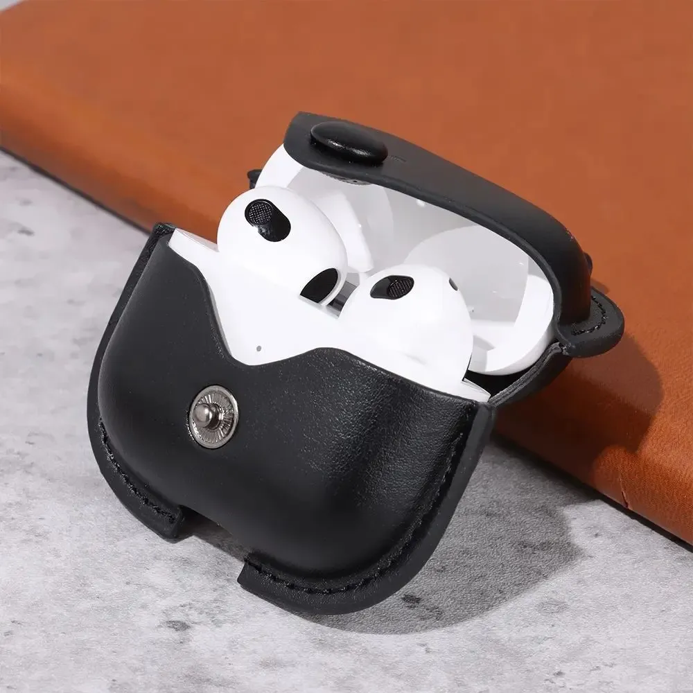 Coque en Cuir pour Écouteurs Haut de Gamme