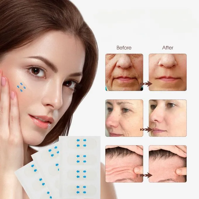 Revolutionary Skin Transformation 40 Invisible Thin Face Stickers for Wrinkle Reduction and Skin Firming