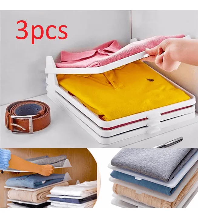 Ensemble de 3 Rangement de Vêtements Anti-Rides