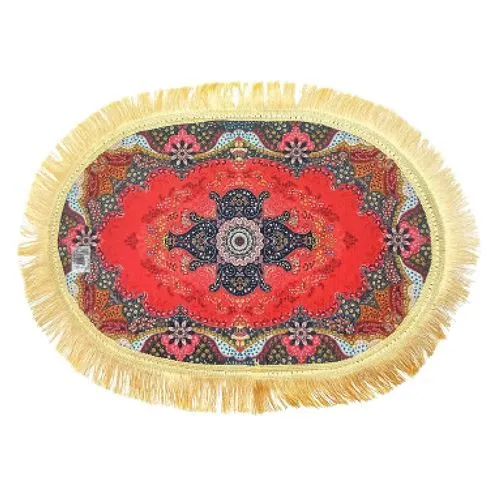 Tapis antidérapant de forme ovale pour la maison