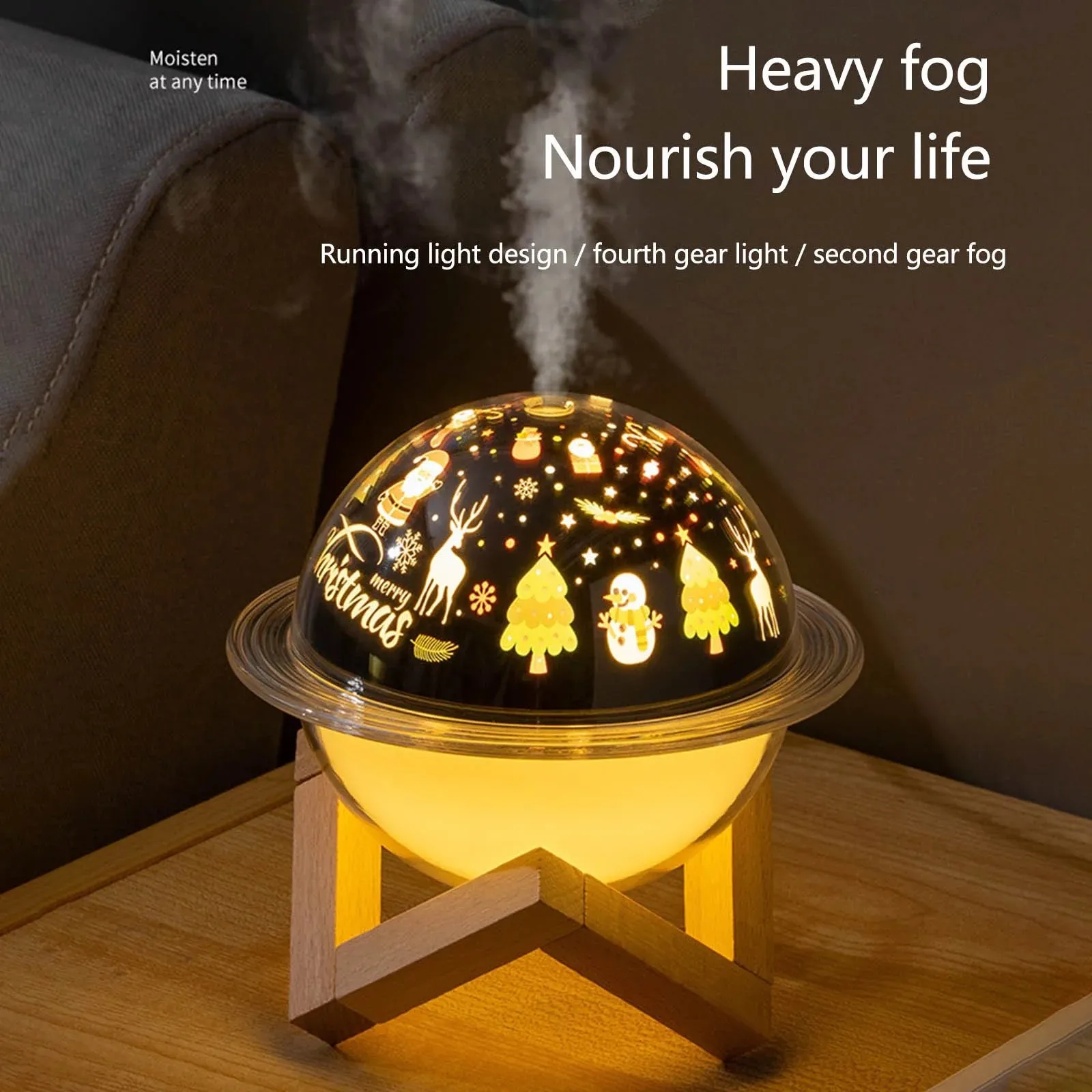 Humidificateur d'Air Domestique USB avec Lueur Ambiante